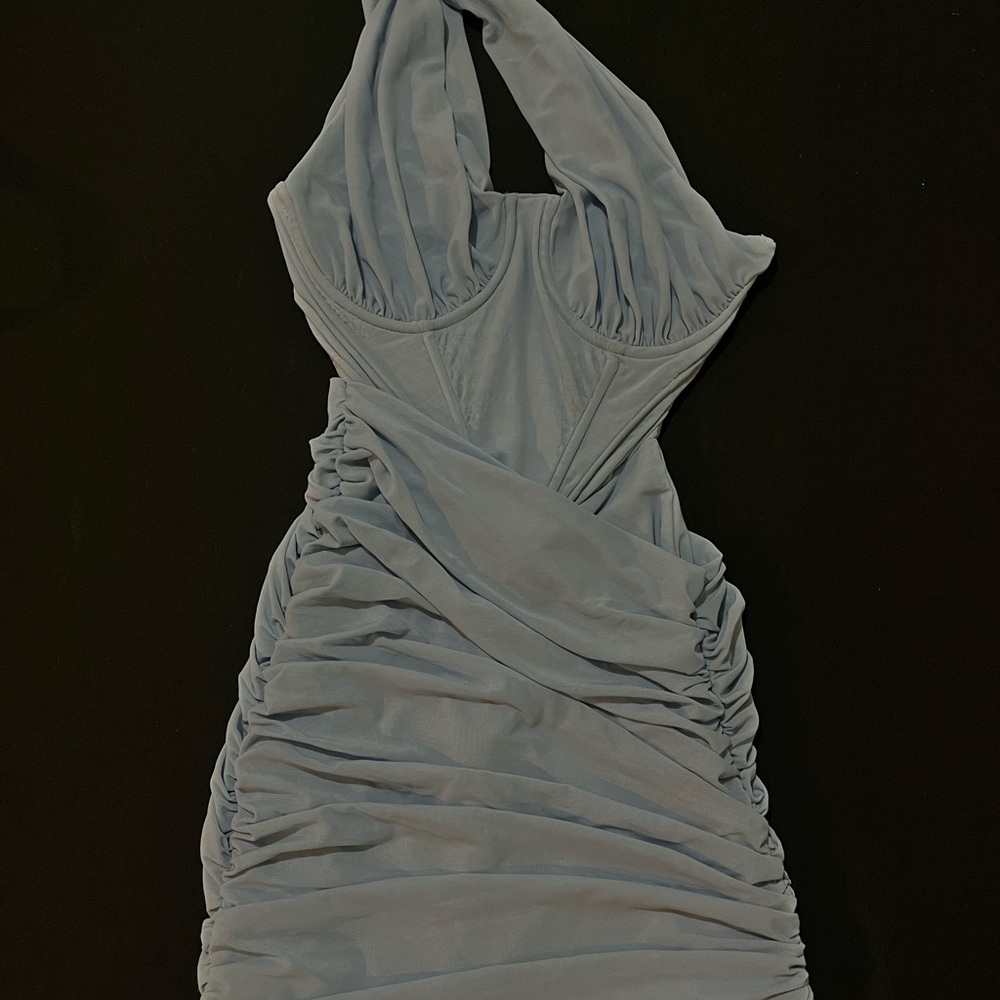 Clementine Cutout Ruched Minidress